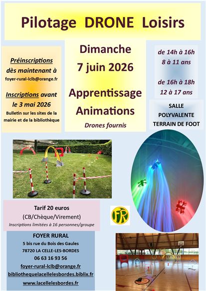 DRONE animation pilotage FR 7 juin 2026